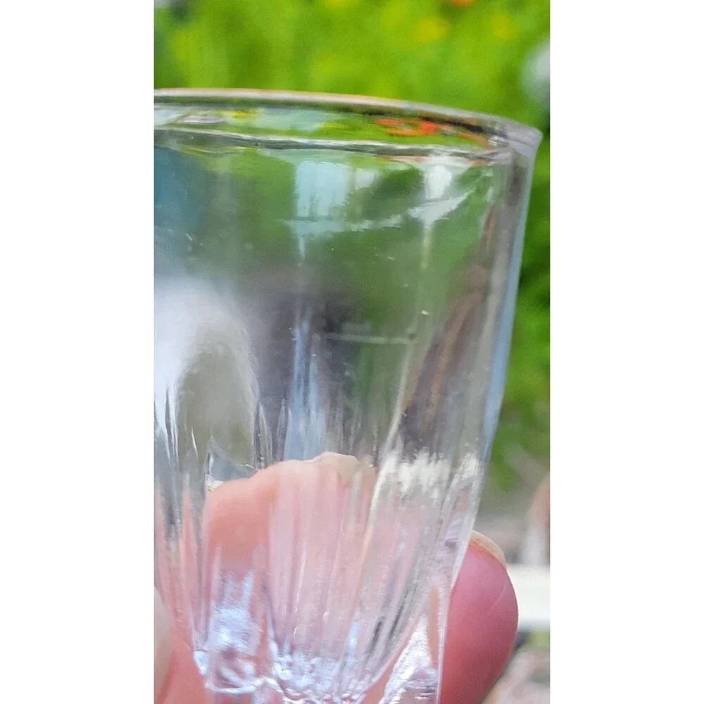 Mid-Century Modern Shekoofeh Shot Glasses – Diamond Cut  (Set of 6)